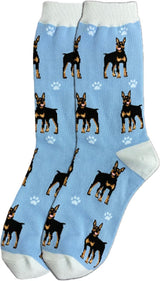 DOBERMAN Dog Adult Unisex Socks By E&S Pets Choose Style