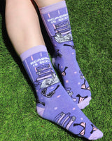 GROOVY THINGS Co. Brand Ladies READING IS SEXY Socks - Novelty Socks And Slippers