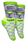 GROOVY THINGS Co. Brand Ladies MARGARITA Socks Mama Needs A Marg - Novelty Socks And Slippers