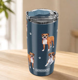 Dog & Cat Stainless Steel Ultimate 20 Oz. Hot & Cold Travel Mug Tumbler By E&S Pets (Choose From 40+ BREEDS)