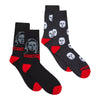 HALLOWEEN II Men’s 2 Pair Of MICHAEL MYERS Socks ‘HE’S BACK’