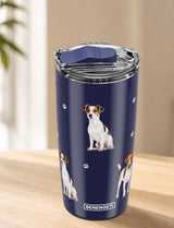 Dog & Cat Stainless Steel Ultimate 20 Oz. Hot & Cold Travel Mug Tumbler By E&S Pets (Choose From 40+ BREEDS)
