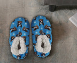 COMFIES BRAND LADIES AUSTRALIAN CATTLE DOG NON SKID SLIPPERS - Novelty Socks And Slippers