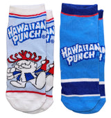 HAWAIIAN PUNCH Drink Ladies 2 Pair Of No Show Socks Odd Sox Brand - Novelty Socks And Slippers