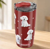 Dog & Cat Stainless Steel Ultimate 20 Oz. Hot & Cold Travel Mug Tumbler By E&S Pets (Choose From 40+ BREEDS)