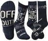 PRIMITIVES BY KATHY Unisex 'GOING THE EXTRA MILE' Socks EMT, FIREFIGHTER, POLICE - Novelty Socks And Slippers