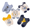 DISNEY WINNIE THE POOH Ladies 5 Pair Of No Show Socks YOU’RE THE BEES KNEES - Novelty Socks And Slippers