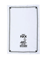 HEY NOW Brand By Fabdaz DON’T FUCK UP MY KITCHEN Kitchen Tea Towel - Novelty Socks And Slippers