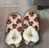 RED DACHSHUND Dog Ladies Non-Slip Slippers COMFIES BRAND By E&S Pets - Novelty Socks And Slippers