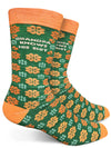 GRANDPA KNOWS HIS SHIT Men’s Socks GROOVY THINGS Brand - Novelty Socks And Slippers