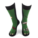 Halloween Men's Crew Socks Parquet Brand (CHOOSE FROM 15+ STYLES)