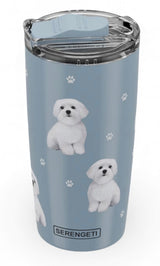 Dog & Cat Stainless Steel Ultimate 20 Oz. Hot & Cold Travel Mug Tumbler By E&S Pets (Choose From 40+ BREEDS) - Novelty Socks And Slippers