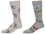 Memoi Brand Men’s PICKLEBALL Socks (CHOOSE COLOR) - Novelty Socks And Slippers