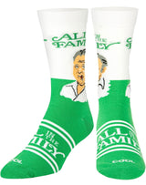 ALL IN THE FAMILY TV SHOW MEN’S ARCHIE BUNKER SOCKS COOL SOCKS BRAND - Novelty Socks And Slippers