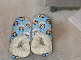 COMFIES BRAND Ladies AUSTRALIAN SHEPHERD Non-Skid Slippers - Novelty Socks for Less