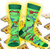 TEENAGE MUTANT NINJA TURTLES Men’s 2 Pair of Socks With PIZZA SLICES