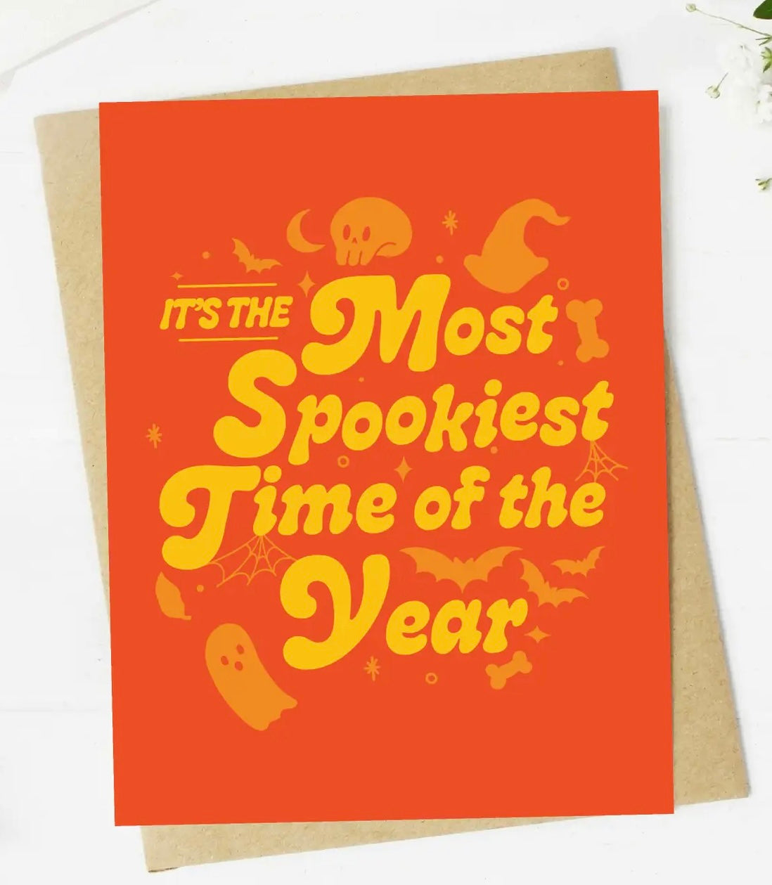 Halloween Greeting Card IT’S THE MOST SPOOKIEST TIME OF THE YEAR - Novelty Socks And Slippers