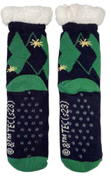 A CHRISTMAS STORY Movie Ladies Sherpa Lined Gripper Bottom Slipper Socks - Novelty Socks And Slippers