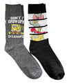 SPONGEBOB SQUAREPANTS Men’s 2 Pair Of Socks ‘DON’T GROW UP IT’S A TRAP