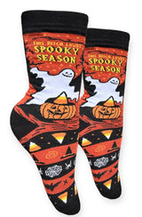 GROOVY THINGS Brand Ladies THIS BITCH LOVES SPOOKY SEASON Halloween Socks - Novelty Socks And Slippers