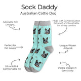 AUSTRALIAN CATTLE Dog Adult Unisex Socks By E&S Pets Choose Style