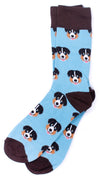 PARQUET Brand Men’s AUSTRALIAN SHEPHERD Dog Socks - Novelty Socks And Slippers