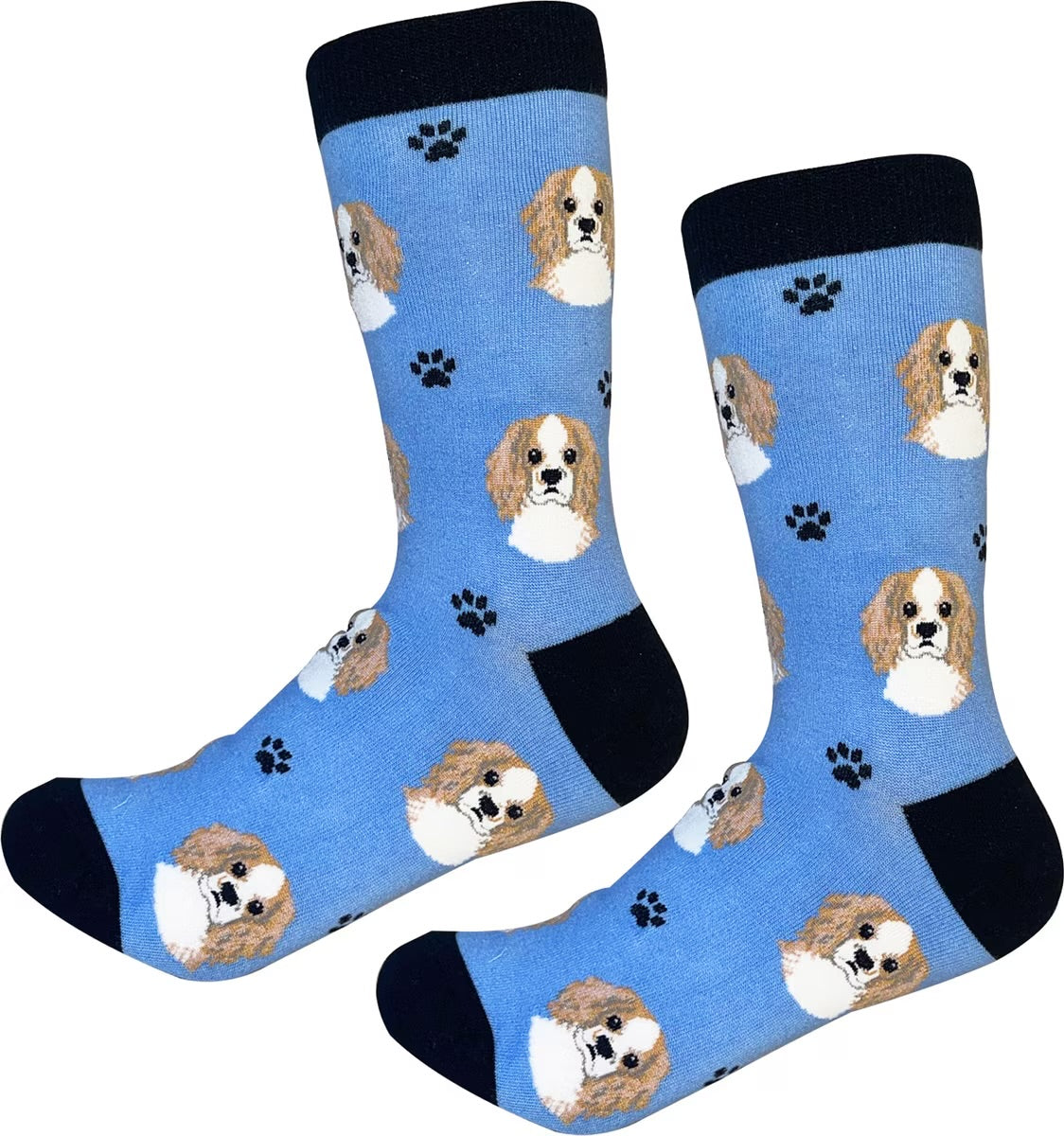 CAVALIER KING CHARLES Dog Adult Unisex Socks By E&S Pets Choose Style