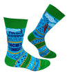 I’M NO WEATHERMAN BUT YOU CAN EXPECT A FEW INCHES TONIGHT Men’s Socks FABDAZ Brand