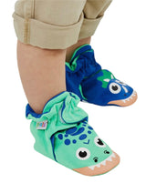 PALS SOCKS Brand Unisex T-REX & TRICERATOPS BABY BOOTIES (CHOOSE SIZE) - Novelty Socks And Slippers