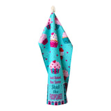 JUST BAKED YOU SOME SHUT THE FUCUPCAKES Kitchen Tea Towel FABDAZ Brand