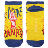 LOONEY TUNES Ladies 5 Pair Of Ankle Socks BIOWORLD Brand 'BE LOONEY'