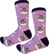 MAINE COON Cat Adult Unisex Socks By E&S Pets Choose Style