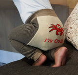 BOOGIE TIGHTS Unisex Baby ‘I’M CRABBY’ By Piero Liventi Size 12-24 Months - Novelty Socks And Slippers