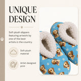 YELLOW LABRADOR DOG Ladies Non-Slip SLIPPERS COMFIES BRAND By E&S Pets