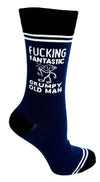 HEY NOW Brand By Fabdaz Unisex FUCKING FANTASTIC GRUMPY OLD MAN Socks - Novelty Socks And Slippers