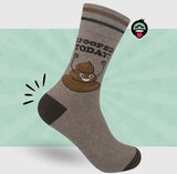 I POOPED TODAY Adult Unisex Socks FUNATIC Brand - Novelty Socks And Slippers