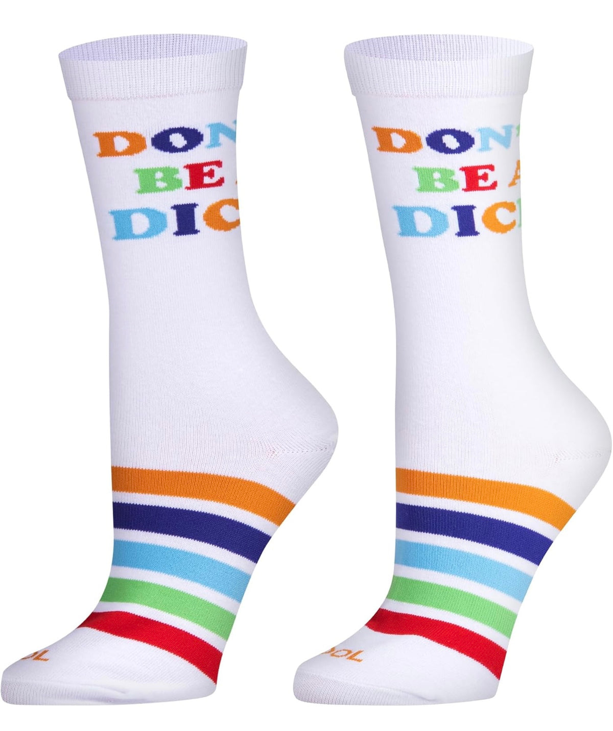 COOL SOCKS Brand Unisex DON’T BE A DICK Socks Size Medium - Novelty Socks And Slippers