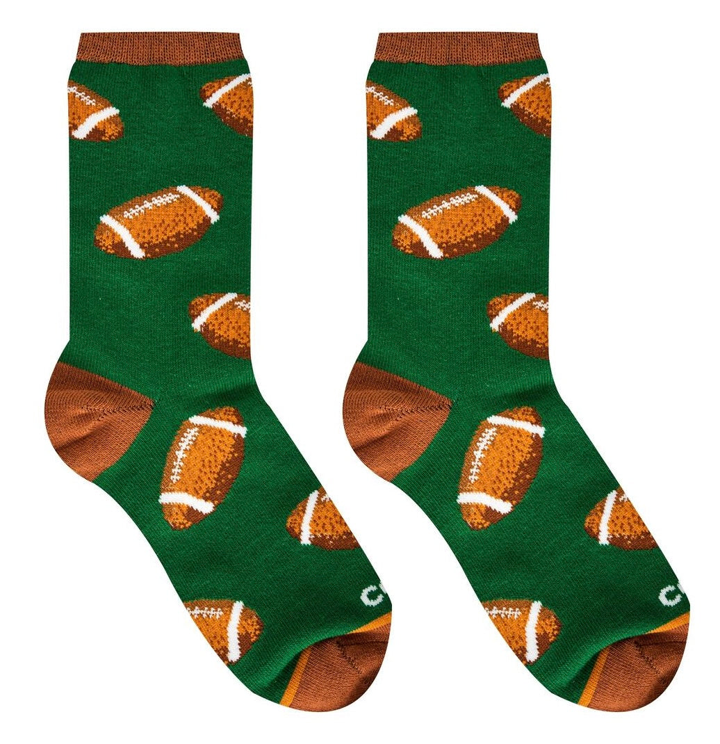 COOL SOCKS Brand Unisex Kids FOOTBALL Socks FOOTBALLS ALL OVER - Novelty Socks And Slippers