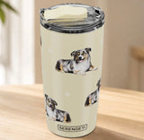 Dog & Cat Stainless Steel Ultimate 20 Oz. Hot & Cold Travel Mug Tumbler By E&S Pets (Choose From 40+ BREEDS)