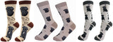 BLACK PUG Dog Unisex Socks By E&S Pets CHOOSE SOCK DADDY, HAPPY TAILS, LIFE IS BETTER - Novelty Socks for Less