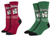 SOCKSMITH Brand CHRISTMAS Socks (CHOOSE MEN Or WOMEN) ‘I’VE GOT YOUR HOLIDAY SPIRIT RIGHT HERE’ - Novelty Socks for Less