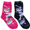 CEREAL & MILK LADIES 2 PAIR OF SOCKS FOOZYS BRAND - Novelty Socks And Slippers