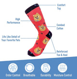 POMERANIAN Dog Adult Unisex Socks By E&S Pets Choose Style