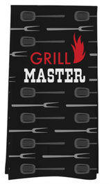 FUNATIC Brand GRILL MASTER Kitchen Tea Towel - Novelty Socks And Slippers