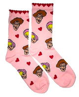 TOY STORY Ladies VALENTINES DAY Socks Woody & Bo Peep - Novelty Socks And Slippers