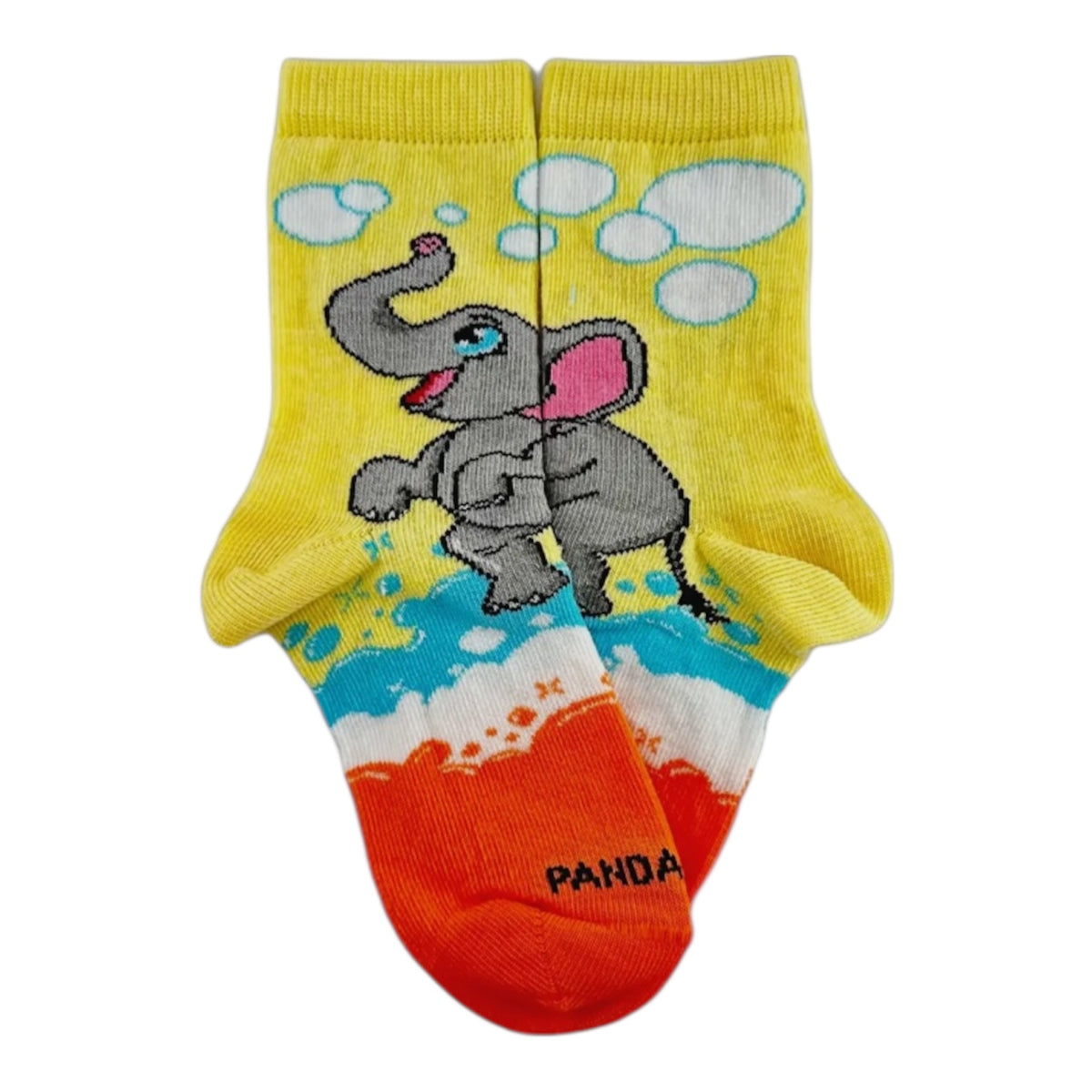 ELEPHANT BUBBLES Unisex Kids Socks Kids Age 3-5 Shoe Size 7-12 SOCK PANDA Brand - Novelty Socks And Slippers