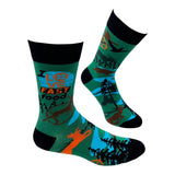 I LOVE FAST FOOD Men’s DEER HUNTING Socks FABDAZ Brand