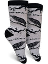 FUCK-CAW-F Ladies Black Crow Socks GROOVY THINGS Brand