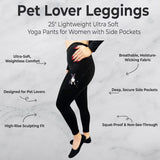 BOSTON TERRIER Dog Ladies High Rise Leggings With Pockets URBAN ATHLETICS Brand By E&S Pets