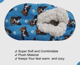 COMFIES BRAND LADIES AUSTRALIAN CATTLE DOG NON SKID SLIPPERS - Novelty Socks And Slippers